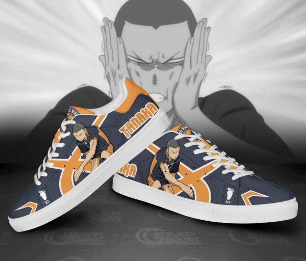 Tanaka Ryuunosuke Skate Shoes Custom Haikyuu Anime Shoes 3