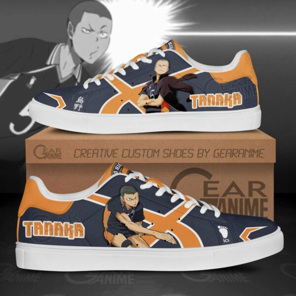 Tanaka Ryuunosuke Skate Shoes Custom Haikyuu Anime Shoes 1