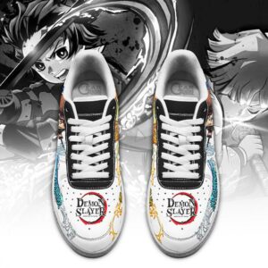 Tanjiro And Zenitsu Sneakers Demon Slayer Anime Shoes PT10 7