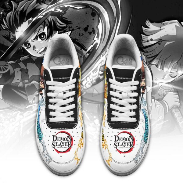 Tanjiro And Zenitsu Sneakers Demon Slayer Anime Shoes PT10 4