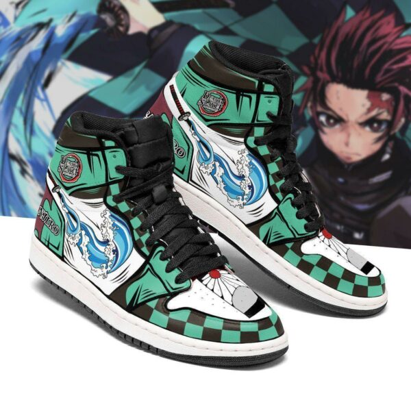 Tanjiro Sneakers Demon Slayer Anime Custom Shoes MN04 1