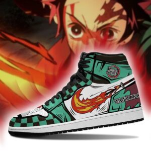 Tanjiro Sneakers Fire Skill Costume Demon Slayer Anime Shoes MN04 5