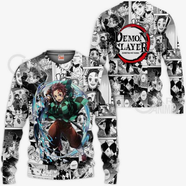 Demon Slayer Tanjiro Hoodie Anime Mix Manga KNY Shirt 2