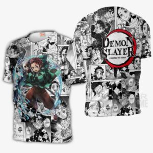 Demon Slayer Tanjiro Hoodie Anime Mix Manga KNY Shirt 10