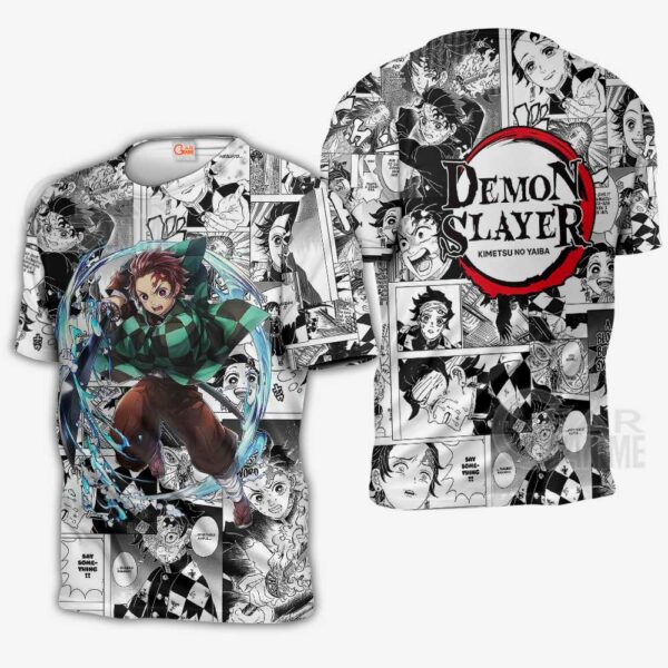 Demon Slayer Tanjiro Hoodie Anime Mix Manga KNY Shirt 3