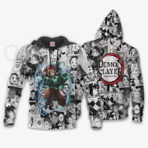 Demon Slayer Tanjiro Hoodie Anime Mix Manga KNY Shirt 11