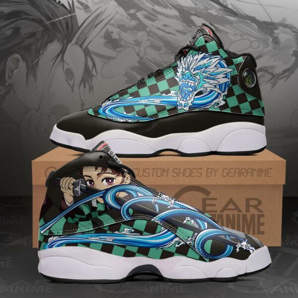 Tanjiro Kamado Sneakers Water Breathing Demon Slayer Shoes MN10 1