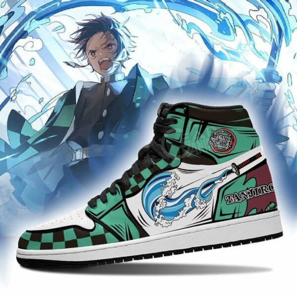 Tanjiro Kamado Sneakers Demon Slayer KNY Anime Shoes Fan Gift MN06 2