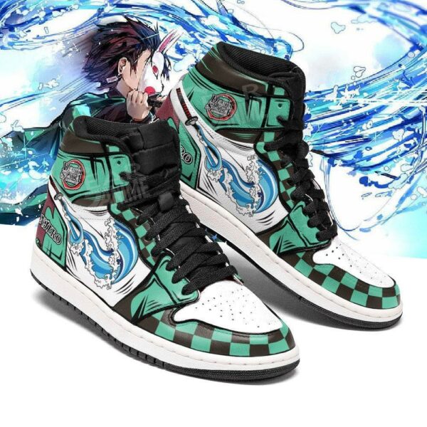 Tanjiro Kamado Sneakers Demon Slayer KNY Anime Shoes Fan Gift MN06 3