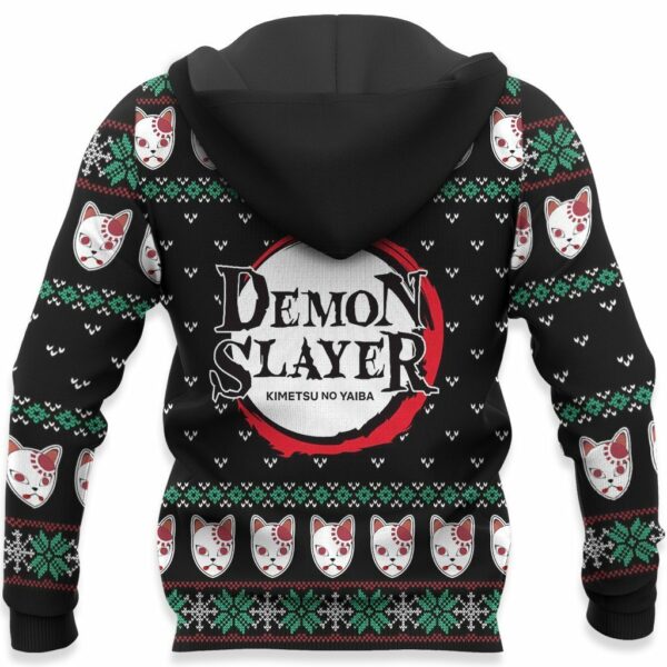 Tanjiro Kamado Ugly Christmas Sweater Demon Slayer Anime Xmas Custom Clothes 6