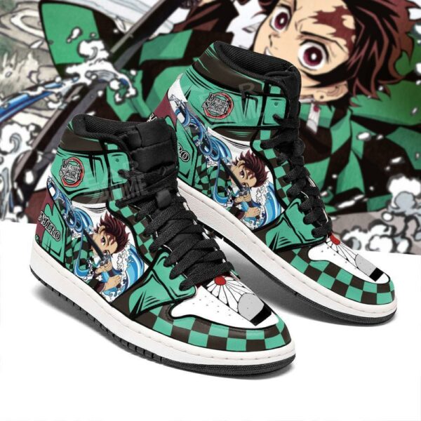 Tanjiro Shoes Boots Skill Water Breathing Demon Slayer Anime Sneakers Fan 2