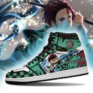 Tanjiro Shoes Boots Skill Water Breathing Demon Slayer Anime Sneakers Fan 5