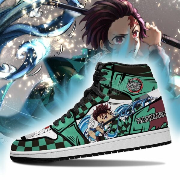 Tanjiro Shoes Boots Skill Water Breathing Demon Slayer Anime Sneakers Fan 3