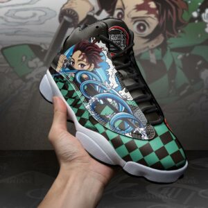 Tanjiro Water And Fire Sneakers Demon Slayer Anime Shoes MN10 8