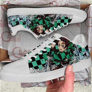 Tanjiro Water Breathing Skate Shoes Demon Slayer Anime Custom Shoes PN10 6