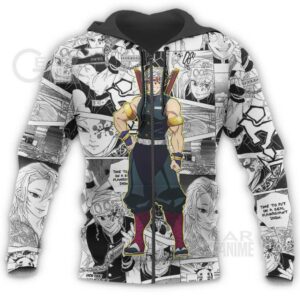 Demon Slayer Tengen Uzui Hoodie Anime Mix Manga KNY Shirt 15