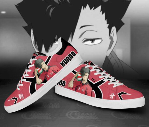 Tetsuro Kuroo Skate Shoes Custom Haikyuu Anime Shoes 3