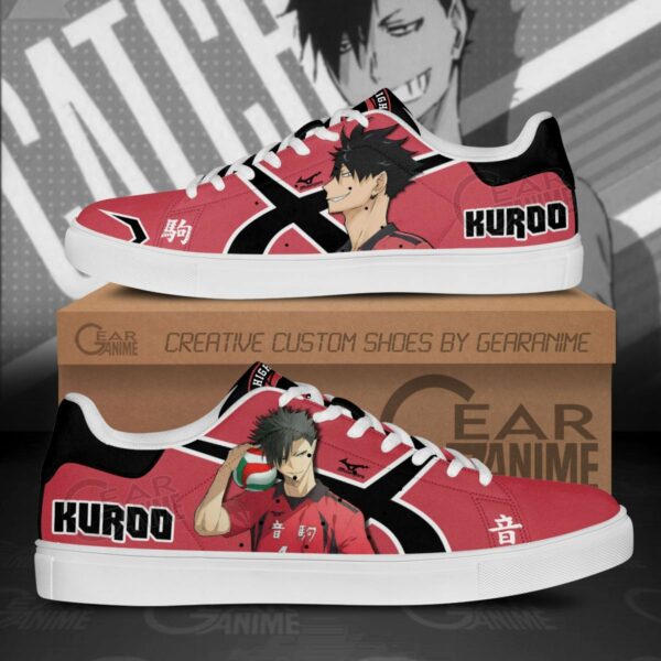 Tetsuro Kuroo Skate Shoes Custom Haikyuu Anime Shoes 1