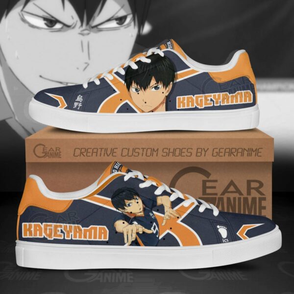 Tobio Kageyama Skate Shoes Custom Haikyuu Anime Shoes 1