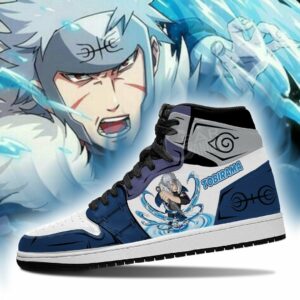 Tobirama Senju Sneakers Water Skill Naruto Anime Sneakers 6