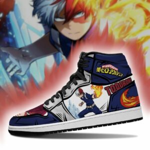 Todoroki Shoto Sneakers Custom My Hero Academia Anime Shoes MN05 5