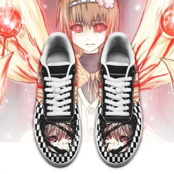 Tokyo Ghoul Hinami Sneakers Custom Checkerboard Shoes Anime 2