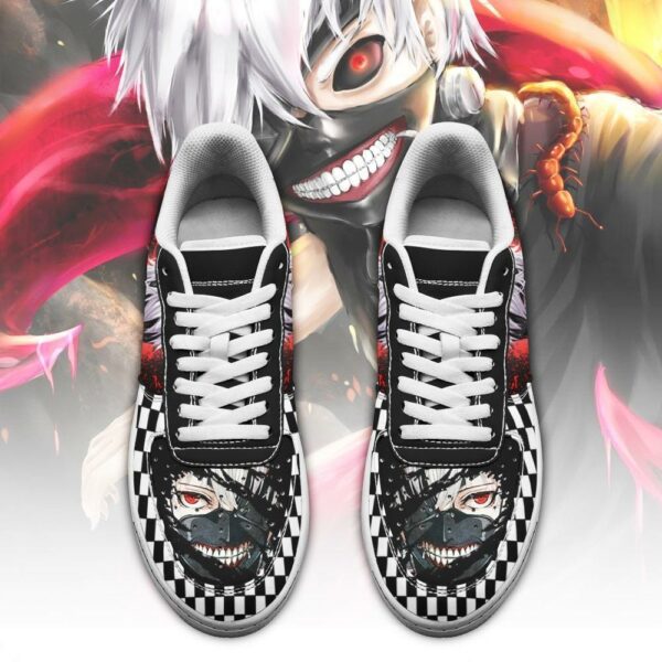 Tokyo Ghoul Kaneki Sneakers Custom Checkerboard Shoes Anime 2