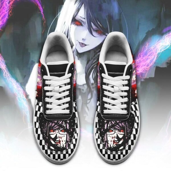 Tokyo Ghoul Rize Sneakers Custom Checkerboard Shoes Anime 2