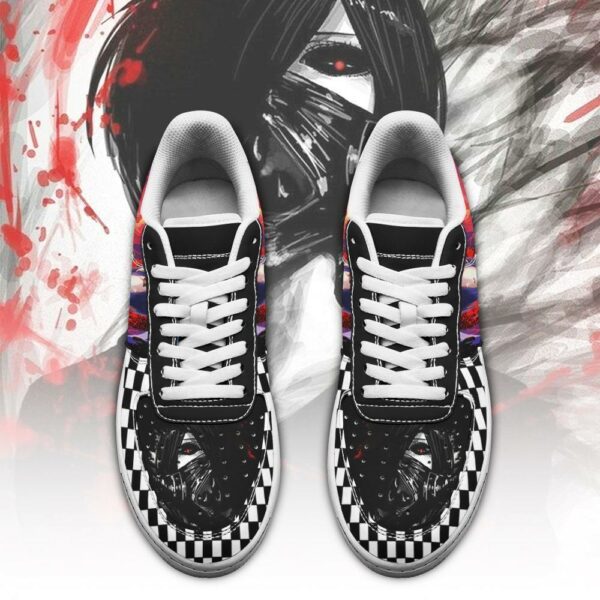 Tokyo Ghoul Touka Sneakers Custom Checkerboard Shoes Anime 2