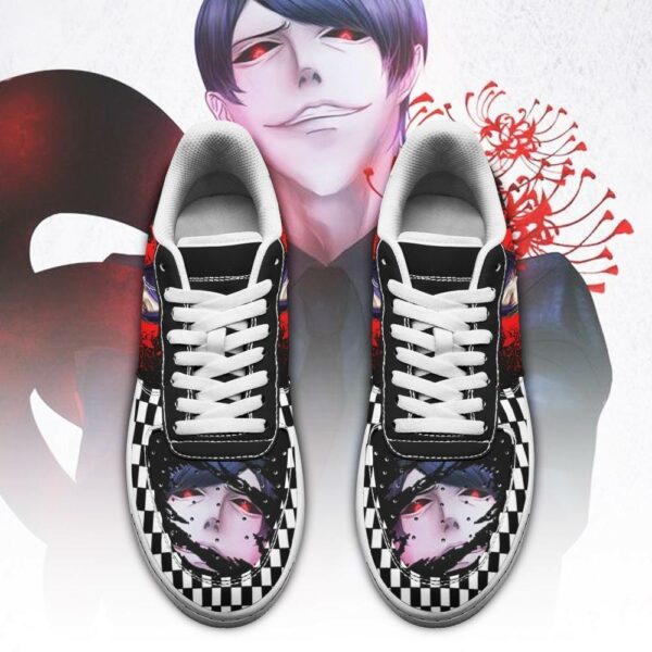 Tokyo Ghoul Tsukiyama Sneakers Custom Checkerboard Shoes Anime 2