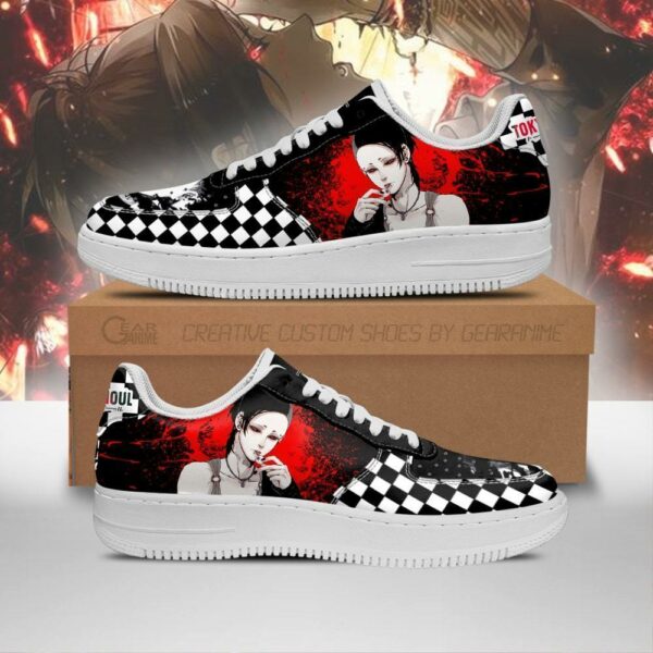 Tokyo Ghoul Uta Sneakers Custom Checkerboard Shoes Anime Leather 1