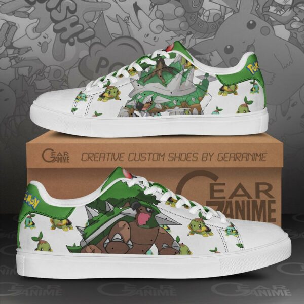 Torterra Skate Shoes Pokemon Custom Anime Shoes PN11 1