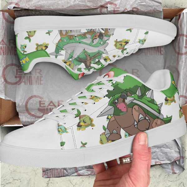 Torterra Skate Shoes Pokemon Custom Anime Shoes PN11 2