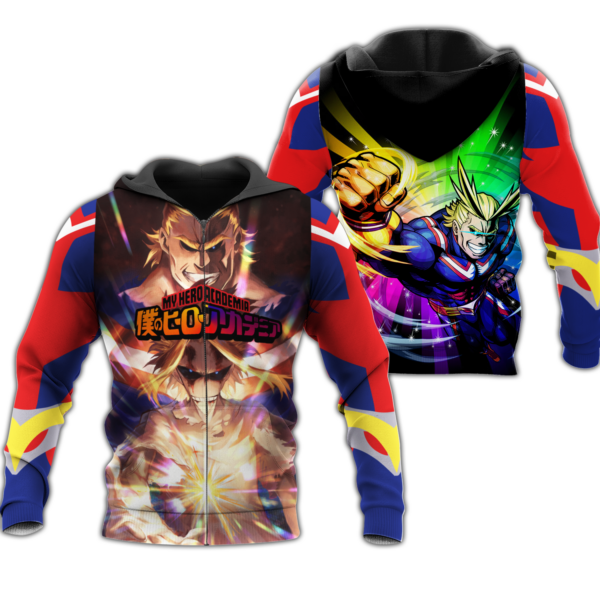 Toshinori Yagi Zip Hoodie My Hero Academia Anime Shirt Fan Gift HA06 1