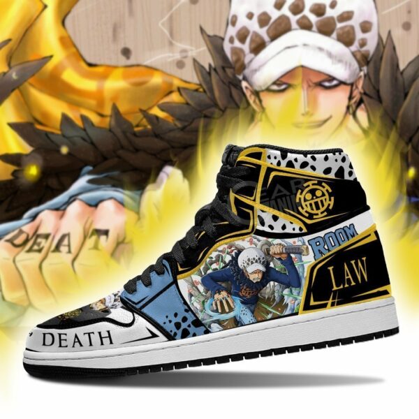 Trafalgar D. Water Law Sneakers One Piece Anime Shoes Fan Gift MN06 3