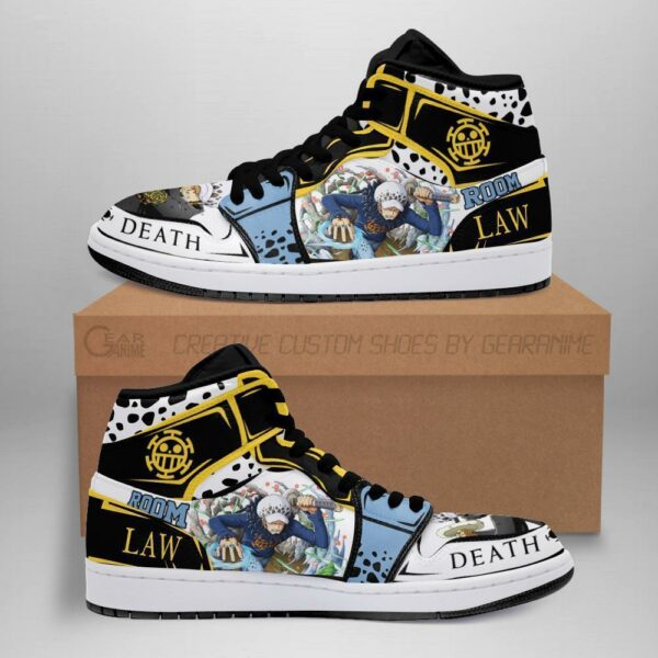 Trafalgar D. Water Law Sneakers One Piece Anime Shoes Fan Gift MN06 1