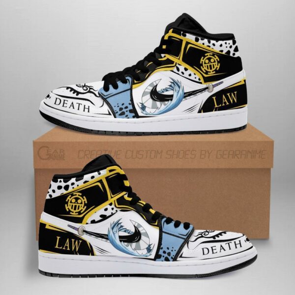 Trafalgar Law Sneakers Room Skill One Piece Anime Shoes Fan MN06 2