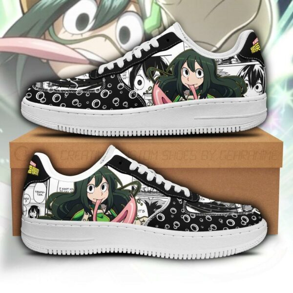 Tsuyu Asui Sneakers Custom My Hero Academia Anime Shoes Fan Gift PT05 1