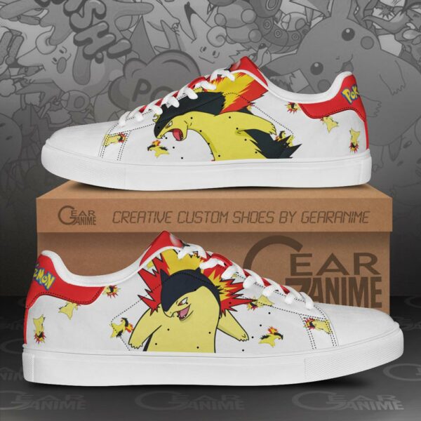 Typhlosion Skate Shoes Pokemon Custom Anime Shoes PN11 1