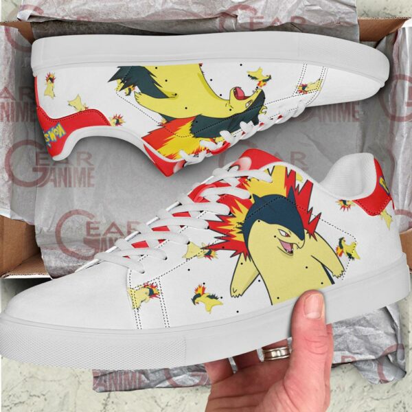 Typhlosion Skate Shoes Pokemon Custom Anime Shoes PN11 2