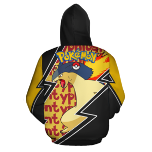 Typhlosion Zip Hoodie Costume Pokemon Shirt Fan Gift Idea VA06 6