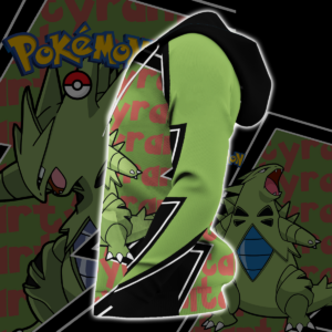 Tyranitar Zip Hoodie Costume Pokemon Shirt Fan Gift Idea VA06 7