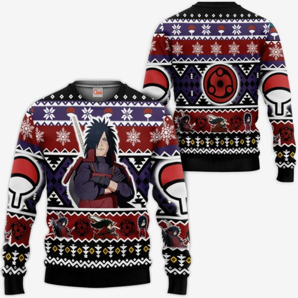 Uchiha Madara Christmas Sweater Custom Naruto Xmas Gifts Idea 1