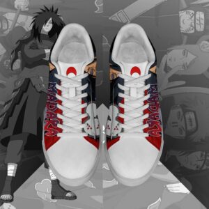 Uchiha Madara Skate Shoes Naruto Anime Custom Shoes PN10 6