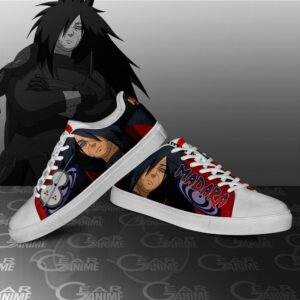 Uchiha Madara Skate Shoes Naruto Anime Custom Shoes PN10 7