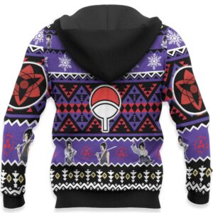 Uchiha Sasuke Ugly Christmas Sweater Custom Naruto Xmas Gifts Idea 8