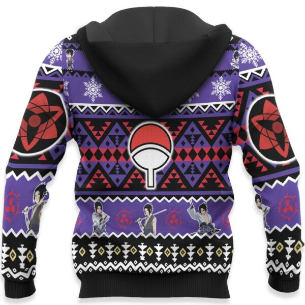 Uchiha Sasuke Ugly Christmas Sweater Custom Naruto Xmas Gifts Idea 4