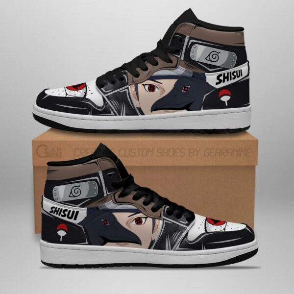 Uchiha Shisui Sneakers Sharingan Eyes Naruto Anime Sneakers 2