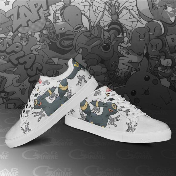 Umbreon Skate Shoes Pokemon Custom Anime Shoes PN11 2