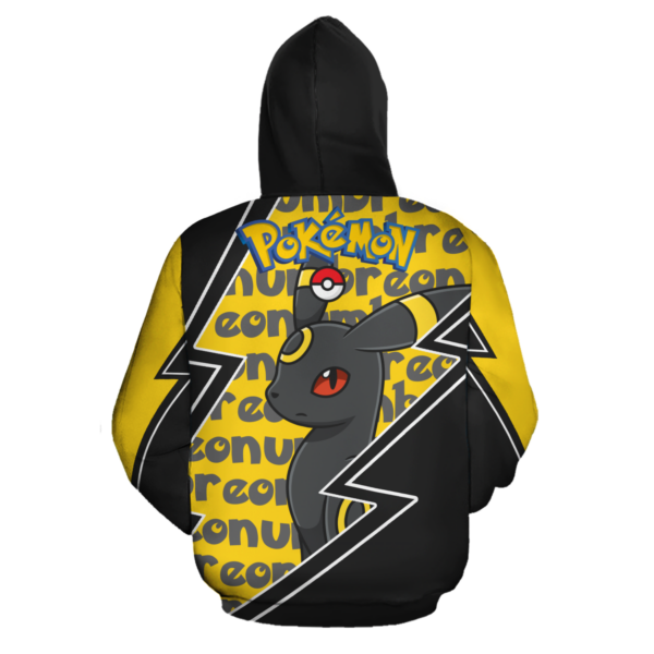 Umbreon Zip Hoodie Costume Pokemon Shirt Fan Gift Idea VA06 3